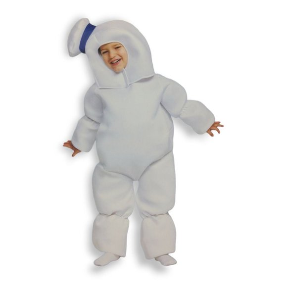 Disguise Ghostbusters "Mini Puft" 2 Piece Infant Toddler Costume 12M-18M New - Picture 1 of 10